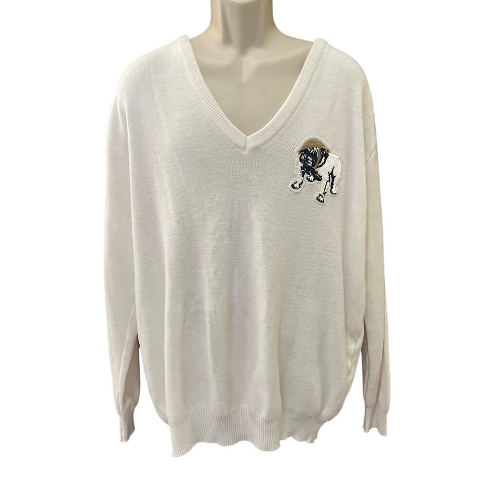 Vintage Glencree 94th Continental Congress Sweater, Devil Dog Patch, Size‎ 46